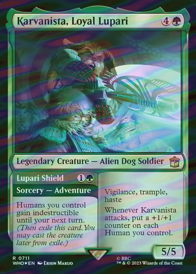 Karvanista, Loyal Lupari // Lupari Shield (WHO) (711) / Surge Foil