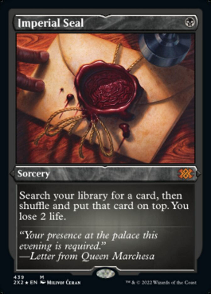 Imperial Seal (2X2) / Etched Foil