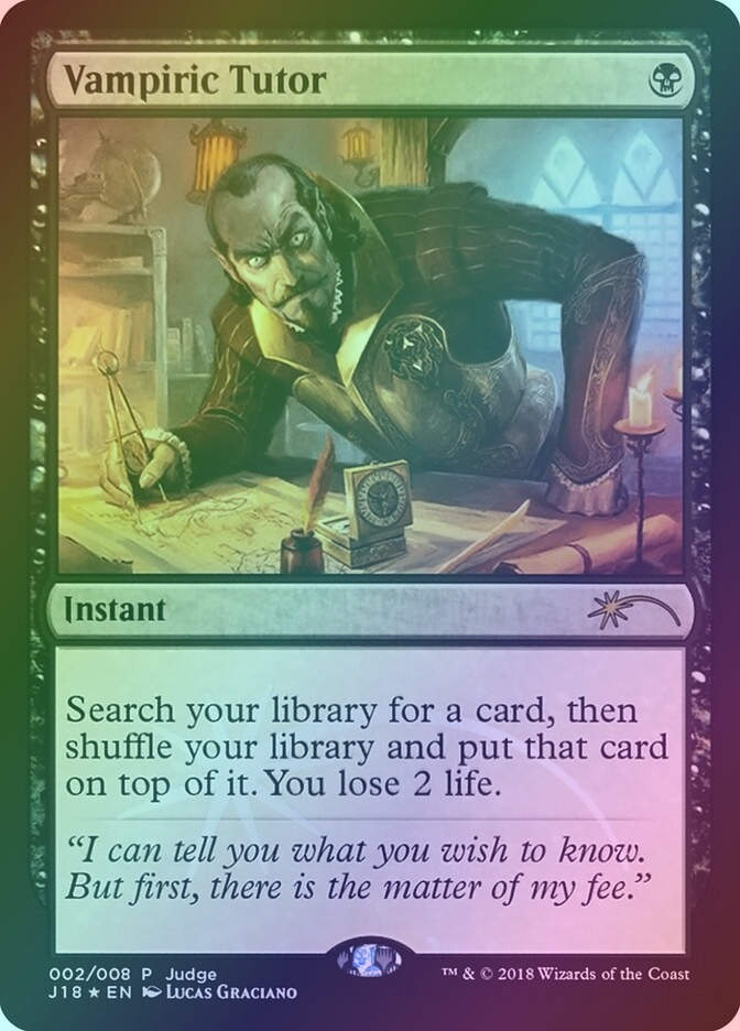 Vampiric Tutor (J18) (2) / Foil