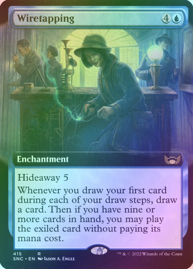 Wiretapping (SNC) (415) / Extended Art / Foil