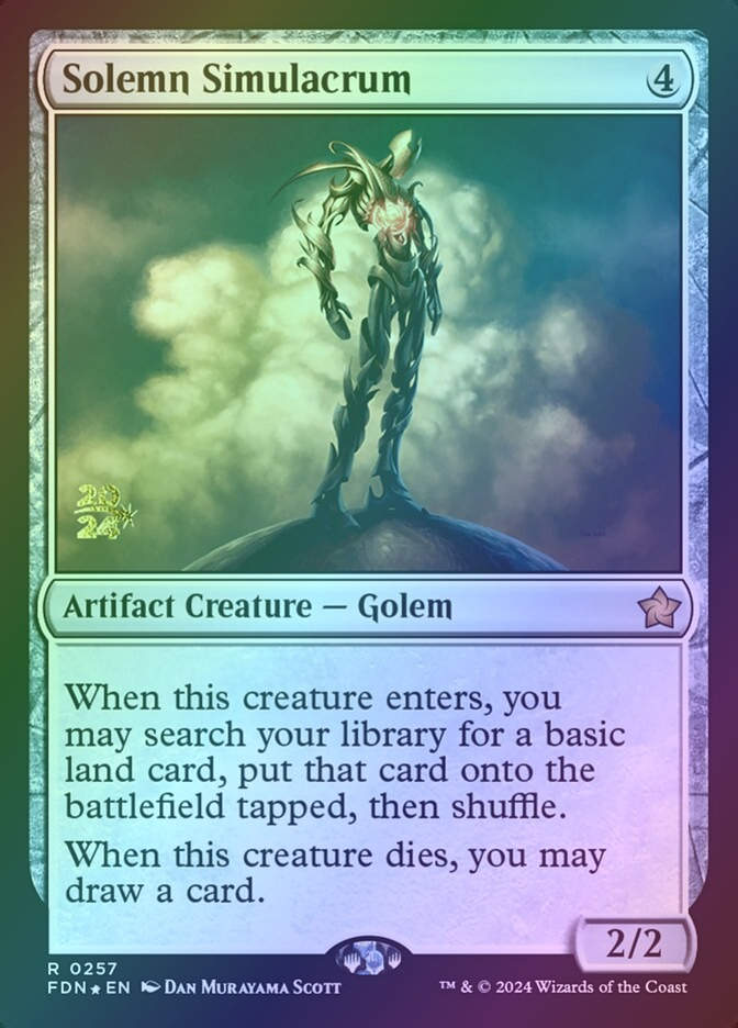 Solemn Simulacrum (PFDN) (257s) / Foil