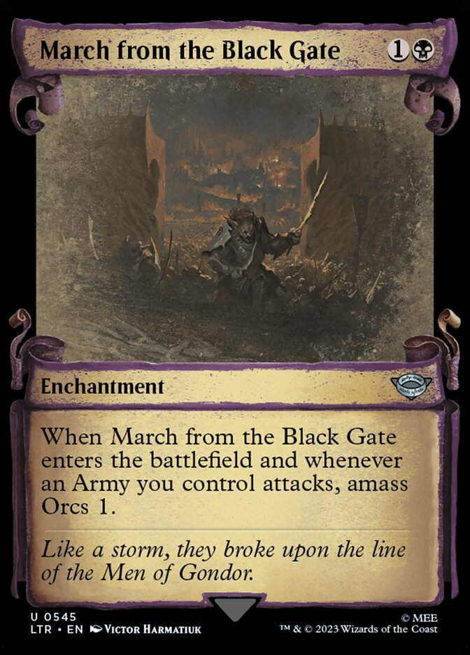 March from the Black Gate (LTR) (545) / Showcase