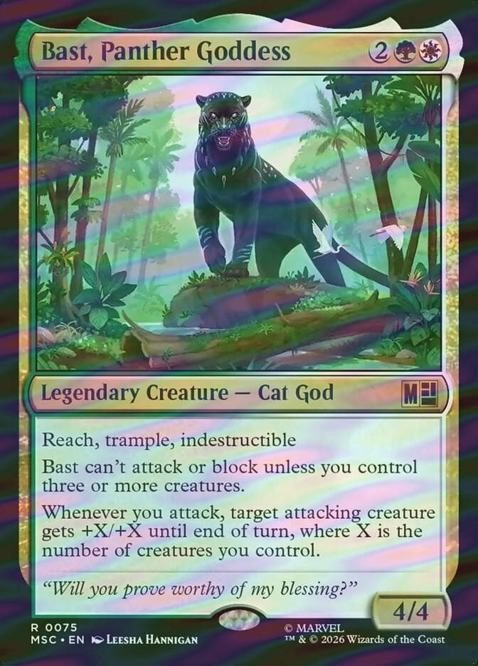 Bast, Panther Goddess (MSC) (75) / Surge Foil