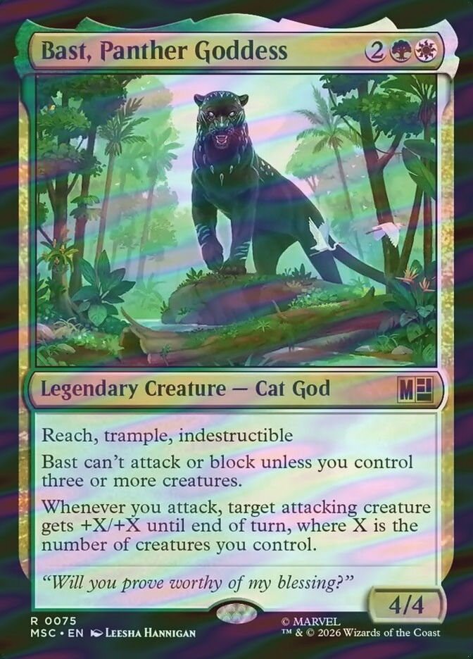 Bast, Panther Goddess (MSC) (75) / Surge Foil