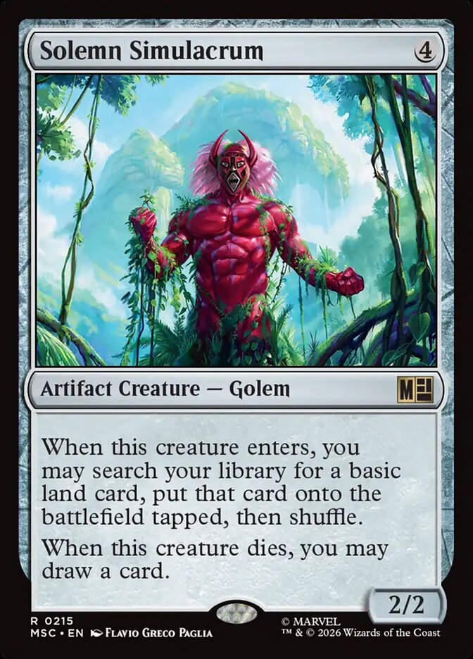 Solemn Simulacrum (MSC) (215)