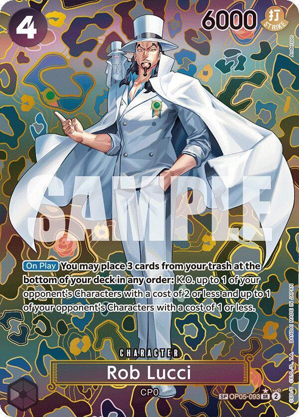 Rob Lucci (SP) (OP05-093) / Foil
