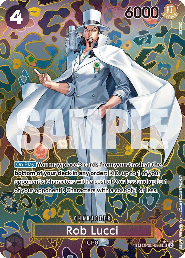 Rob Lucci (SP) (OP05-093) / Foil