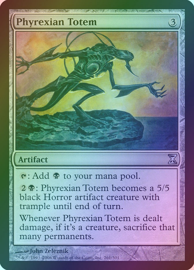 Phyrexian Totem (TSP) (261) / Foil