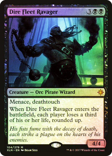 Dire Fleet Ravager (XLN) (104) / Foil