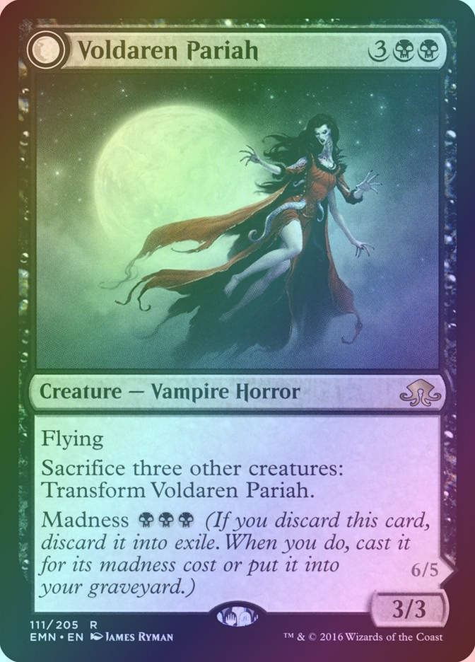 Voldaren Pariah // Abolisher of Bloodlines (EMN) (111) / Foil