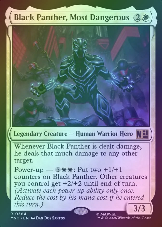 Black Panther, Most Dangerous (MSC) (584) / Foil