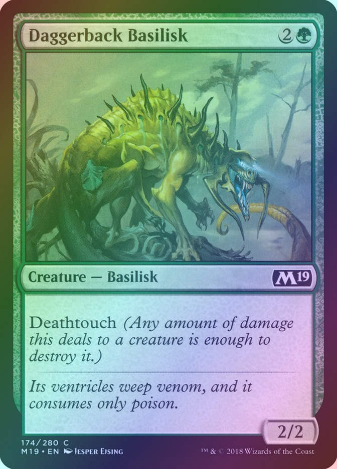 Daggerback Basilisk (M19) (174) / Foil