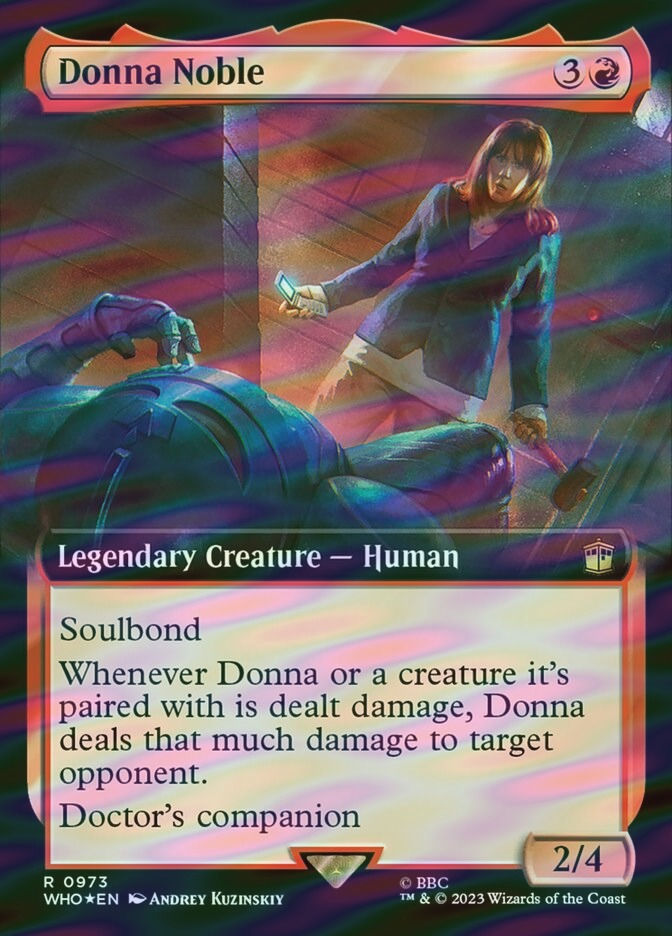 Donna Noble (WHO) (973) / Extended Art / Surge Foil