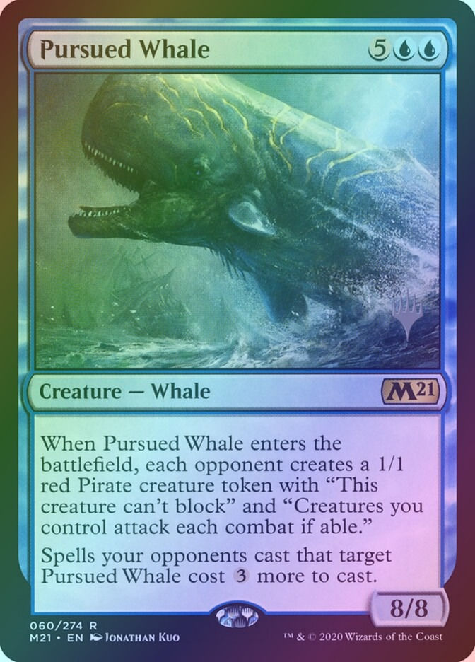 Pursued Whale (PM21) (60p) / Foil