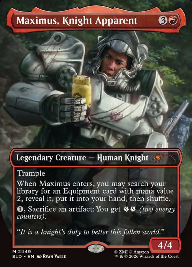 Maximus, Knight Apparent (SLD) (2449) / Borderless