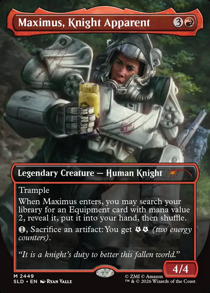 Maximus, Knight Apparent (SLD) (2449) / Borderless