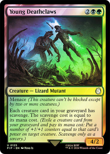 Young Deathclaws (pip) (125) / Foil