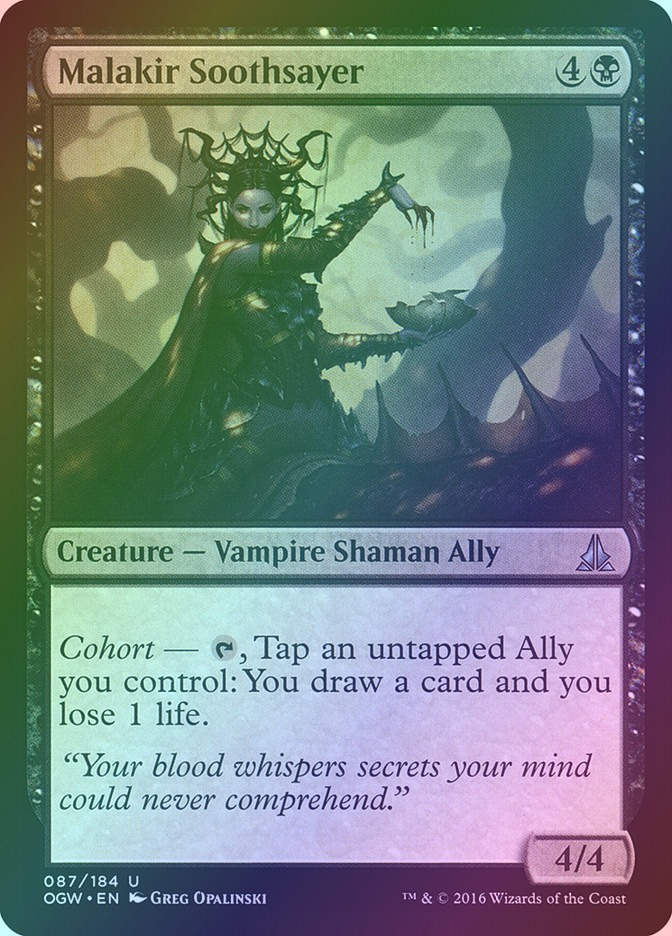 Malakir Soothsayer (OGW) (87) / Foil