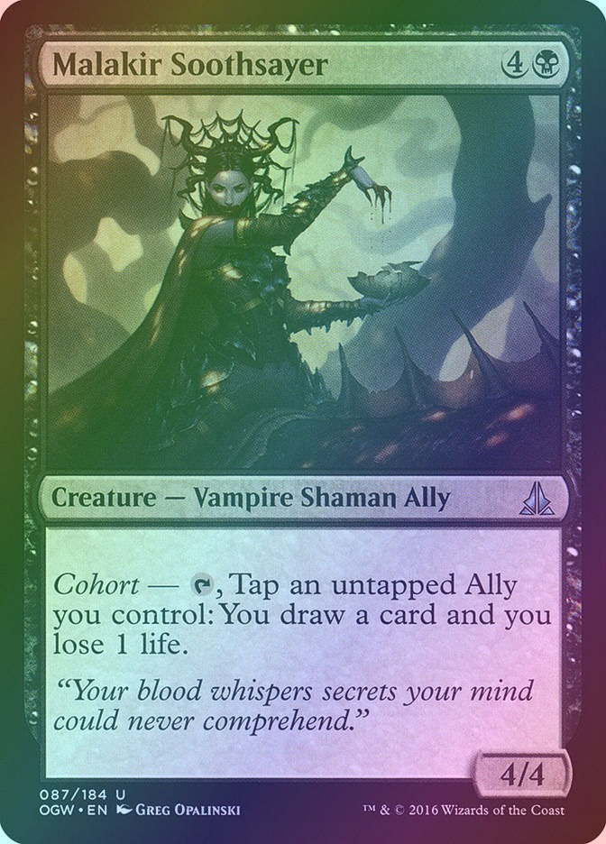 Malakir Soothsayer (OGW) (87) / Foil