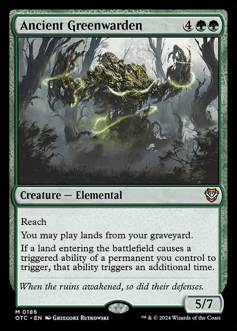 Ancient Greenwarden (otc) (186)