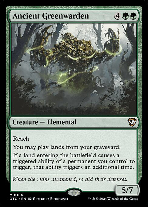 Ancient Greenwarden (otc) (186)