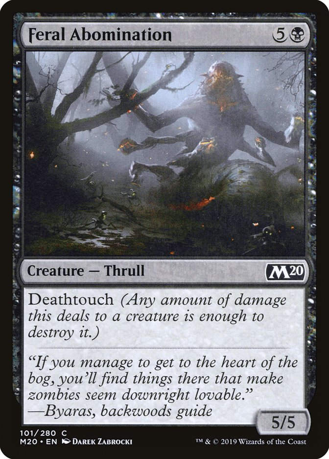 Feral Abomination (M20) (101)