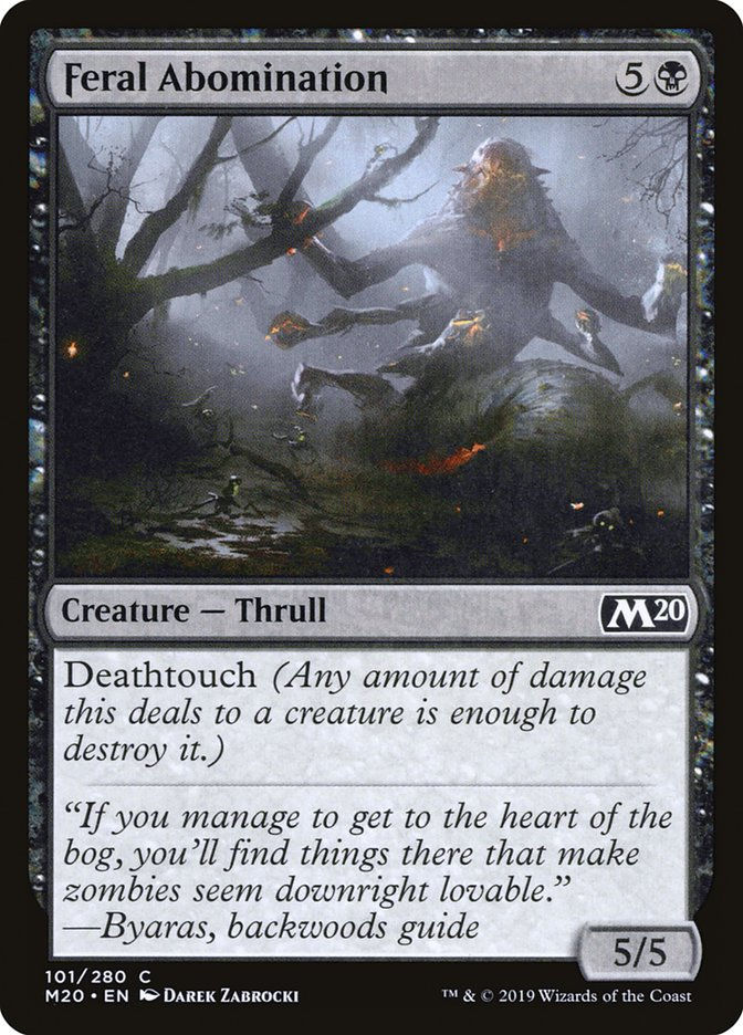 Feral Abomination (M20) (101)