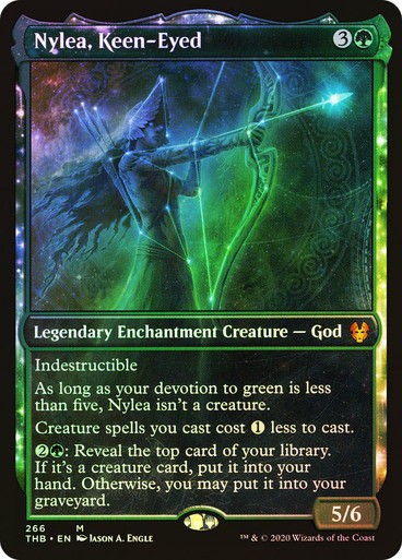 Nylea, Keen-Eyed (THB) (266) / Showcase / Foil