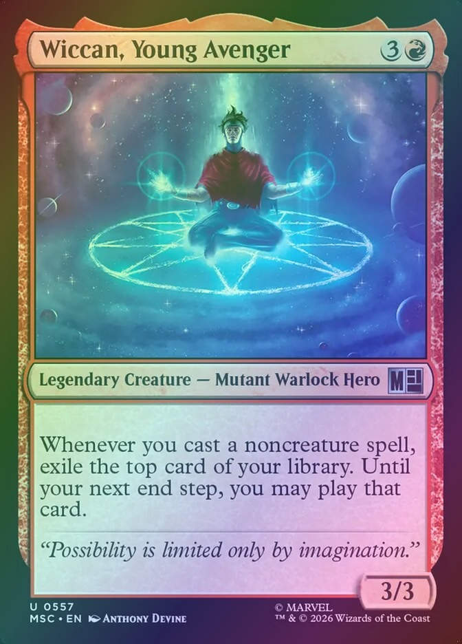 Wiccan, Young Avenger (MSC) (557) / Foil