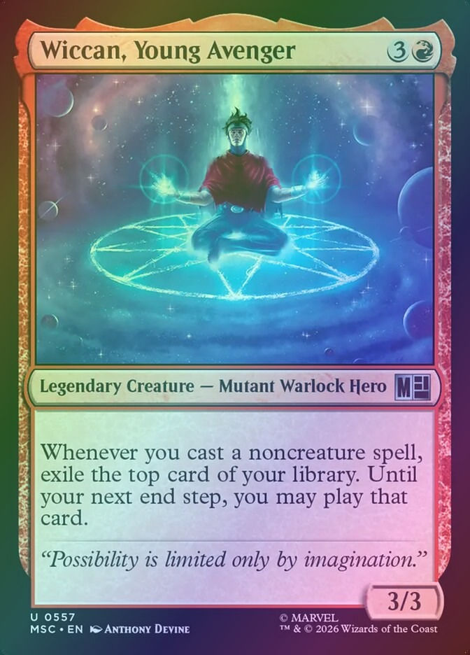 Wiccan, Young Avenger (MSC) (557) / Foil