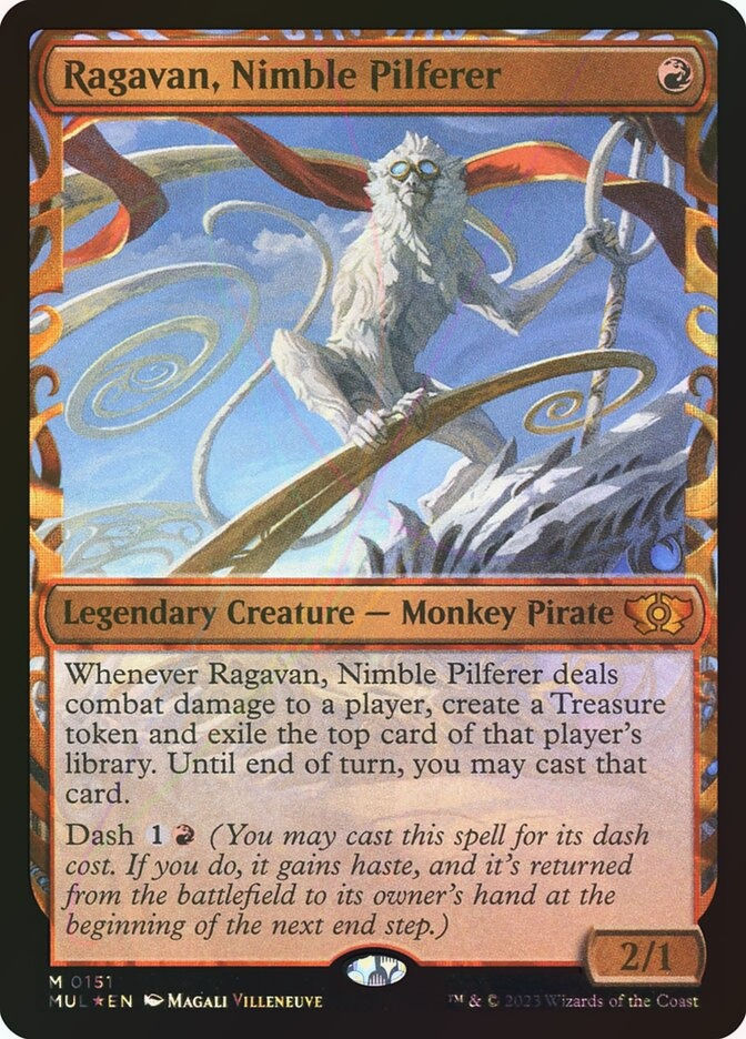 Ragavan, Nimble Pilferer (MUL) (151) / Showcase / Halo Foil