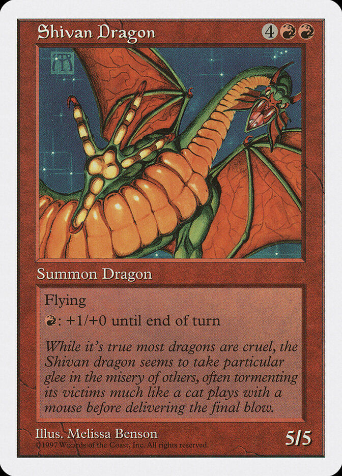 Shivan Dragon (5ED) (267)