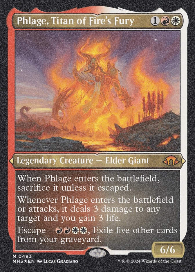 Phlage, Titan of Fire's Fury (MH3) (493) / Foil Etched