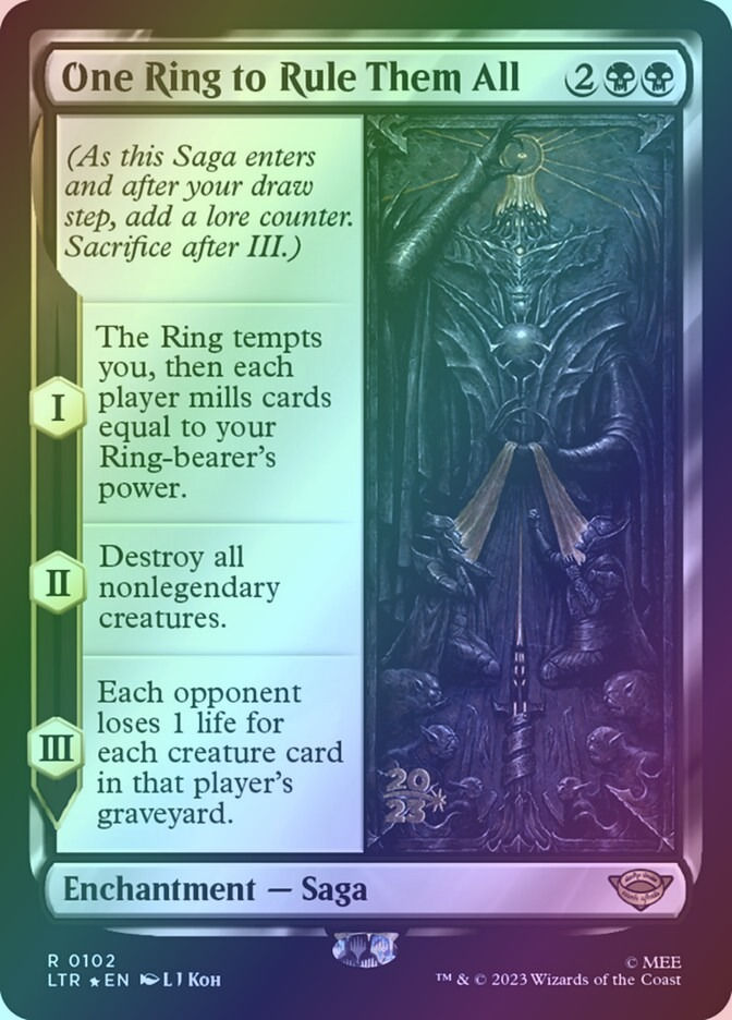 One Ring to Rule Them All (PLTR) (102s) / Foil