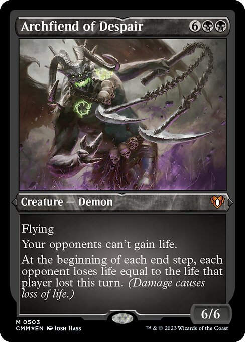 Archfiend of Despair (cmm) / Foil Etched