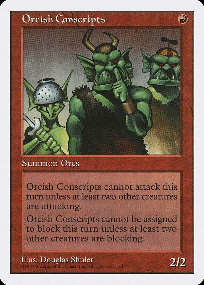 Orcish Conscripts (5ED) (255)