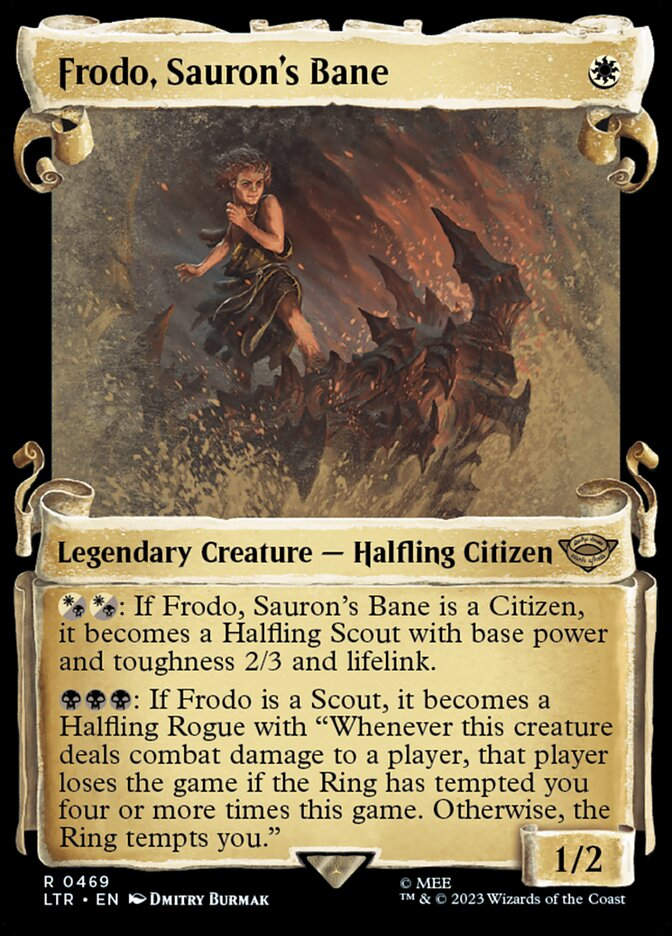 Frodo, Sauron's Bane (LTR) (469) / Showcase