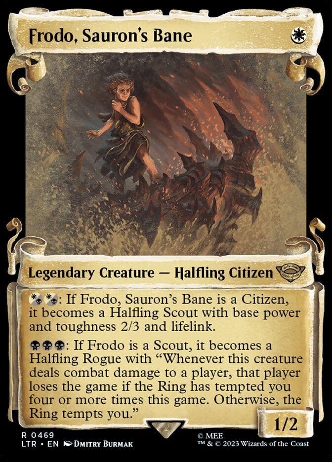 Frodo, Sauron's Bane (LTR) (469) / Showcase