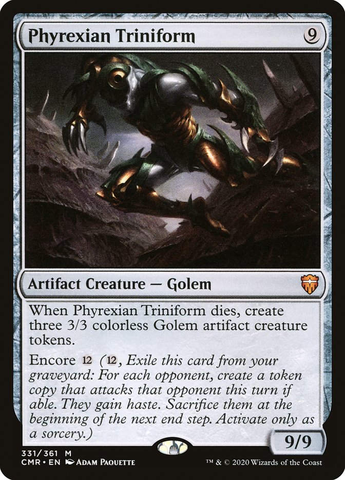 Phyrexian Triniform (CMR) (331)
