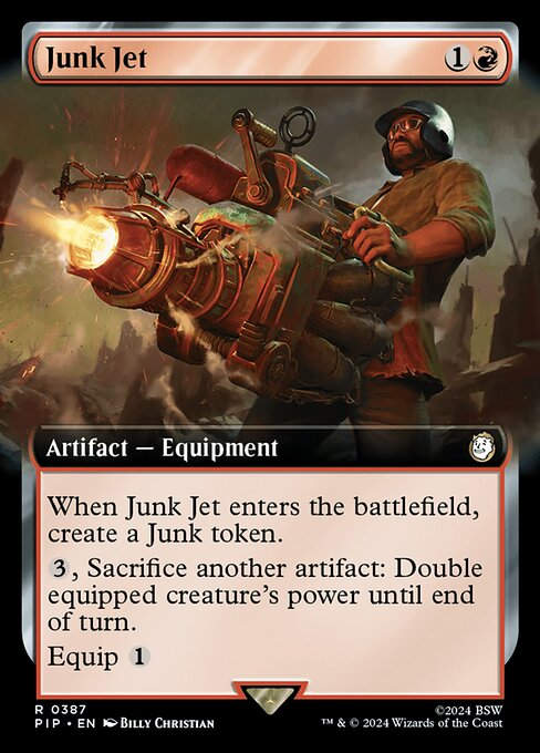 Junk Jet (pip) (387) / Extended Art