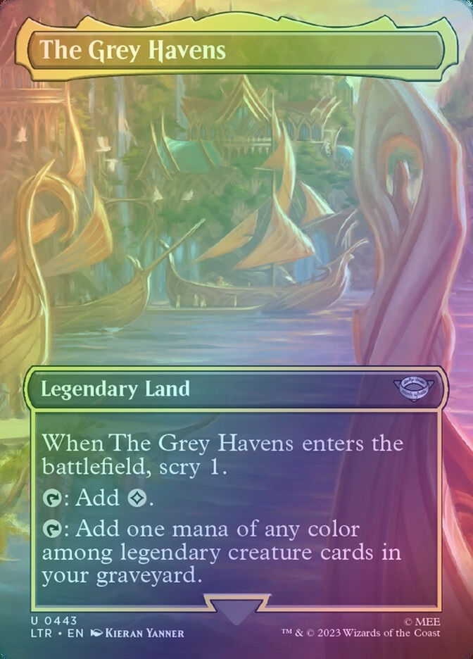 The Grey Havens (LTR) (443) / Borderless / Foil
