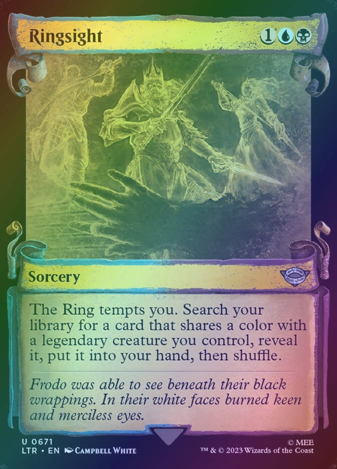Ringsight (LTR) (671) / Showcase / Foil