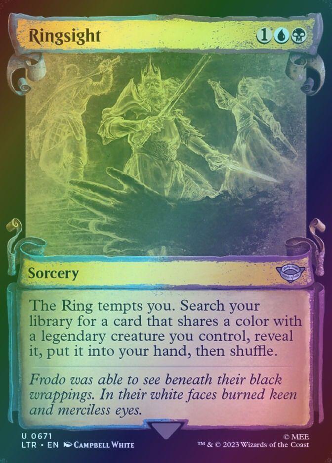 Ringsight (LTR) (671) / Showcase / Foil