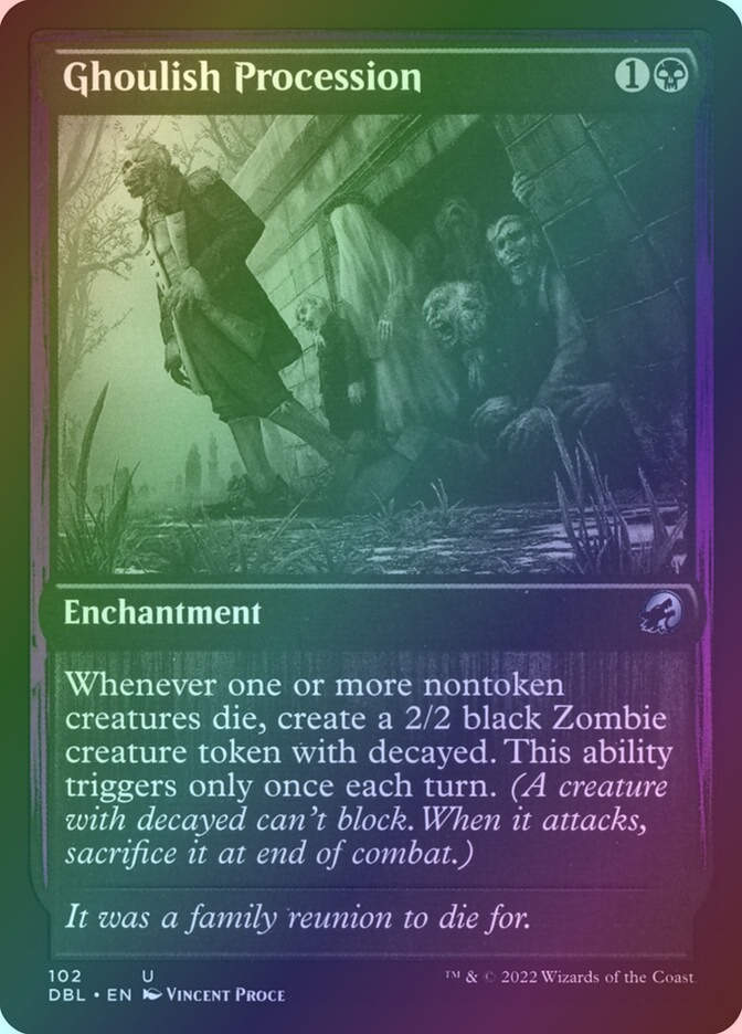 Ghoulish Procession (DBL) (102) / Foil