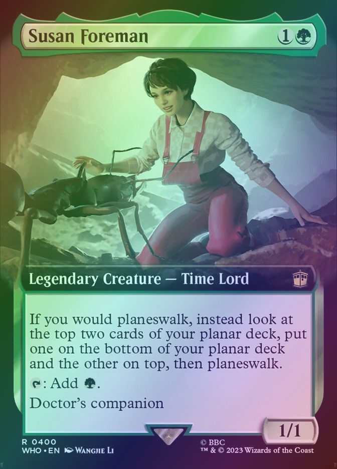 Susan Foreman (WHO) (400) / Extended Art / Foil