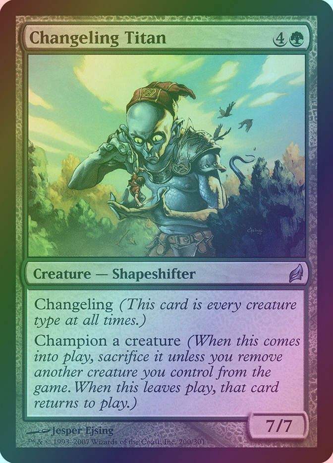 Changeling Titan (LRW) (200) / Foil
