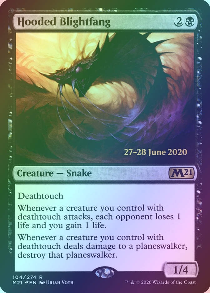 Hooded Blightfang (PM21) (104s) / Foil
