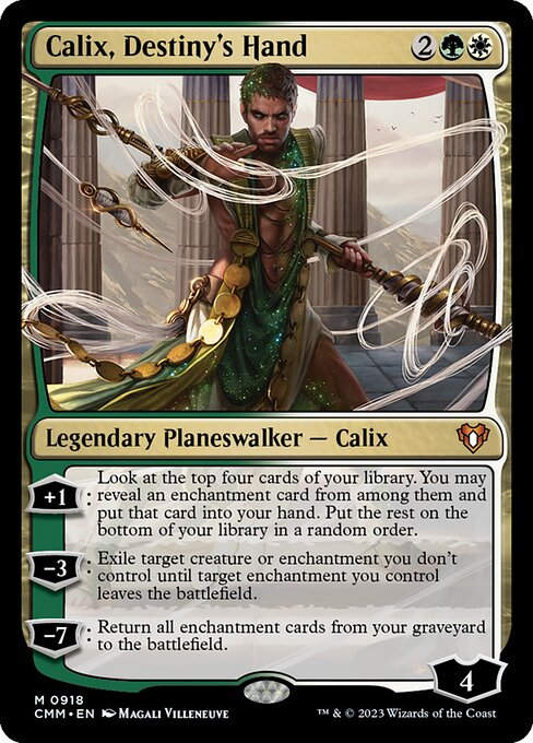 Calix, Destiny's Hand (cmm) (Commander Deck)