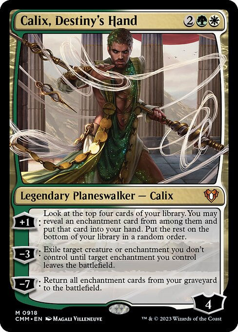 Calix, Destiny's Hand (cmm) (Commander Deck)