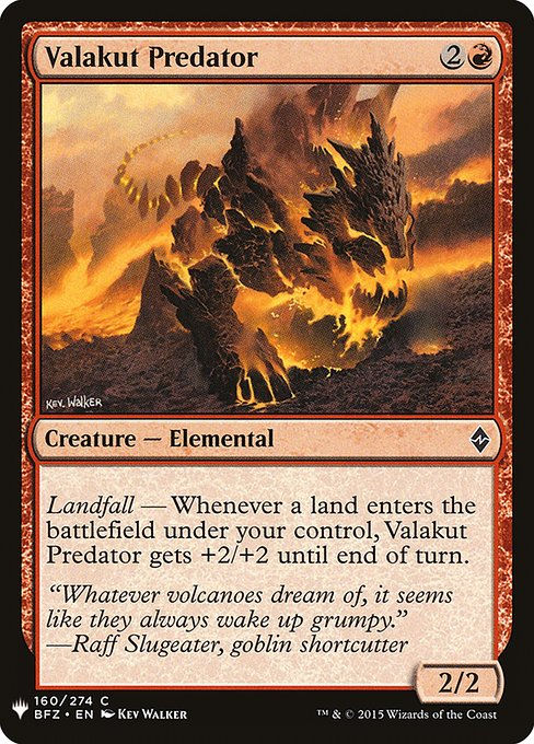 Valakut Predator (PLST) (BFZ-160)